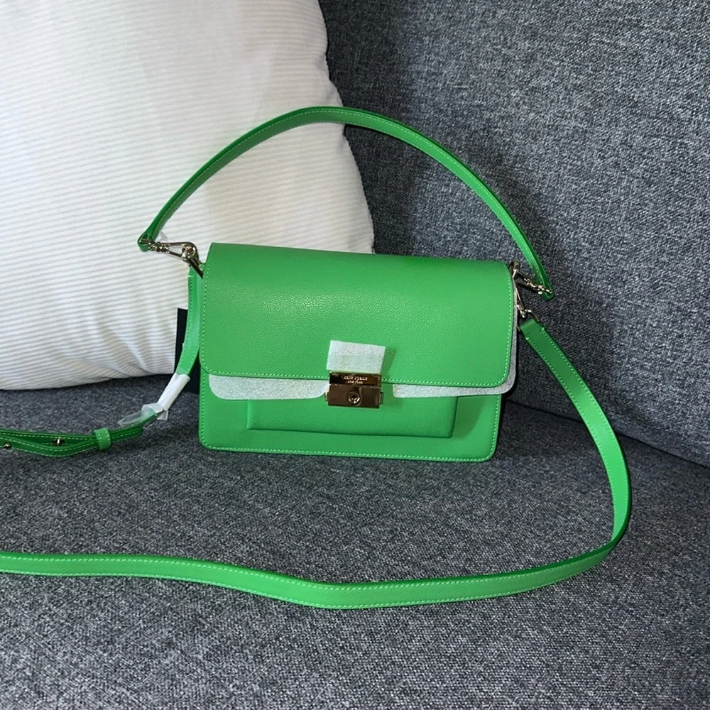 Kate Spade Voyage Small Grain textured Shoulder / Crossbody Bag💚